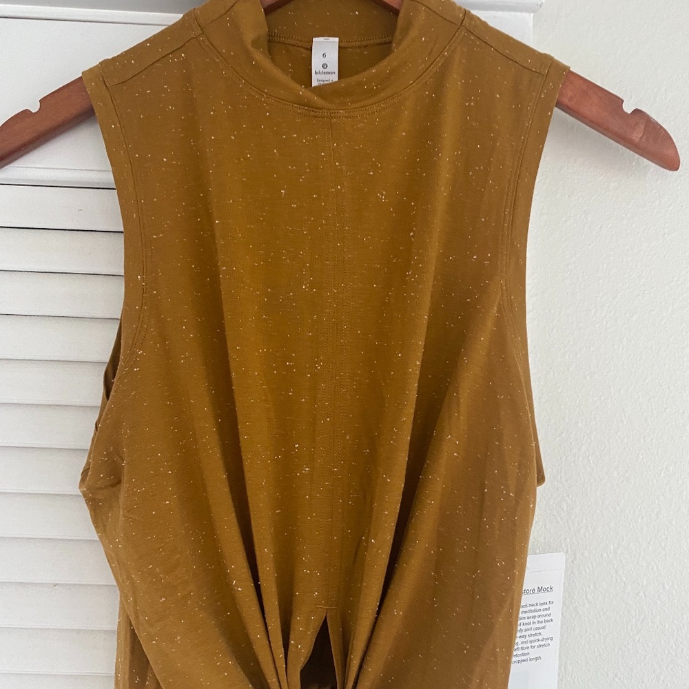 Lululemon Time to Restore Mock Neck Tank